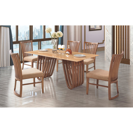 Aurora Dining Chair Solid Wood Frame - luxury dining furniture