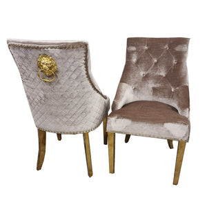 Bentley Gold Knocker Dining Chair