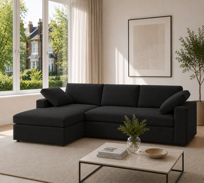 Velora Chaise Wide Arm Modular Corner Sofa