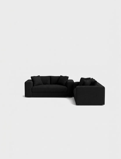 Oro 3&2 Seater Sofa-Cream - luxury velvet 2 seater sofa in cream by Vogue Vocus view 7