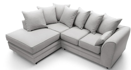 Cushion Cove Linen Corner Sofa