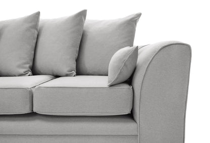 Cushion Cove Linen Corner Sofa