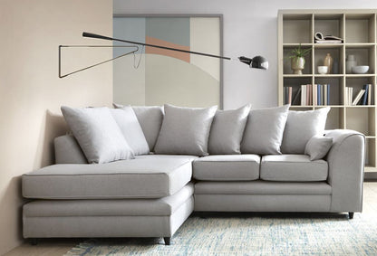 Cushion Cove Linen Corner Sofa