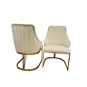 Chelmsford Ribbed Velvet Dining Chair