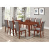 Carlo Dining Set with 6 Side and 2 Arm Dining Chairs Mahogany - luxury dining furniture