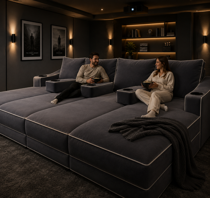 Nest Cinema Sofa With Piping