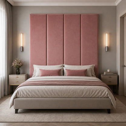 Luxe Cloud Boucle Upholstered Headboard Wall Panel - 45cm