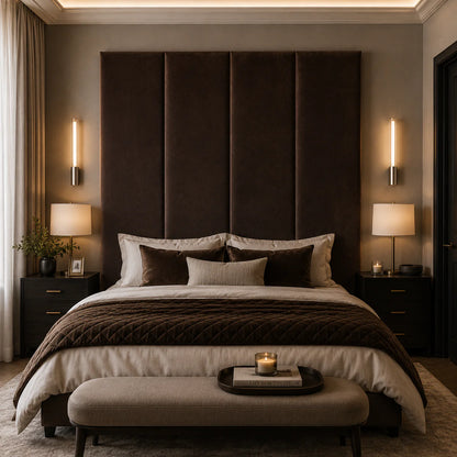 Luxe Cloud Boucle Upholstered Headboard Wall Panel - 45cm