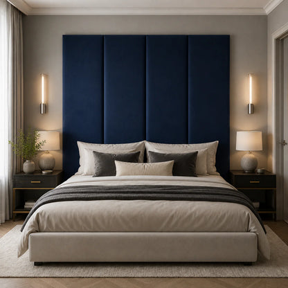 Luxe Cloud Boucle Upholstered Headboard Wall Panel - 45cm