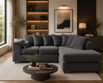 Bella Cord Corner Sofa