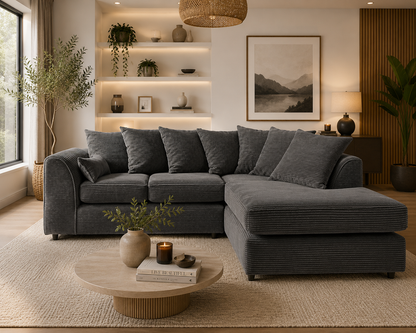 Bella Cord Corner Sofa