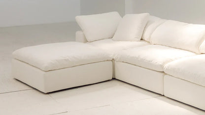 Lunara Cloud XL U Shape Sofa With Two Stools