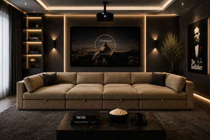 Belva Grand Pit Modular Sofa with Storage