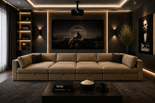 Belva Grand Pit Modular Sofa with Storage