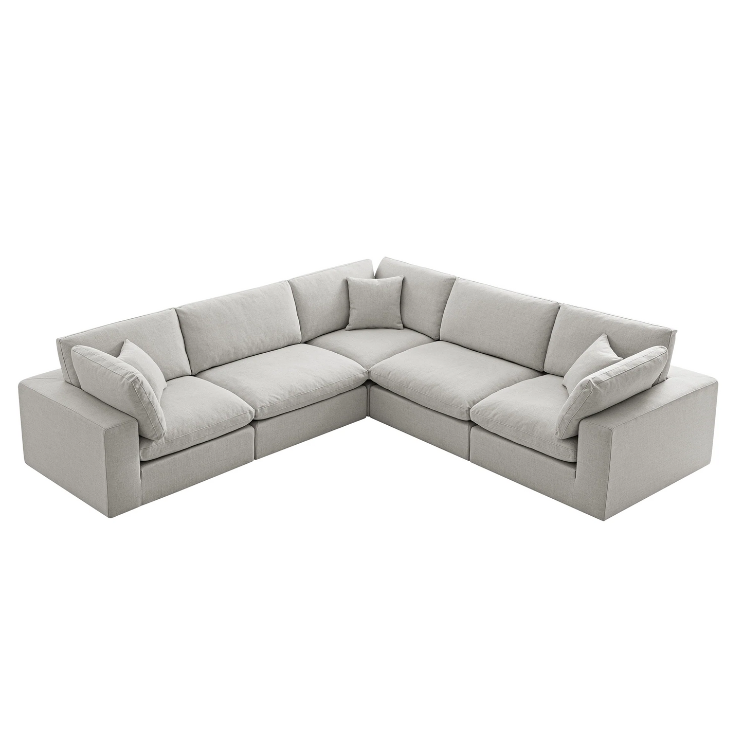 Sola Modular Corner Sofa With Feather Cushions