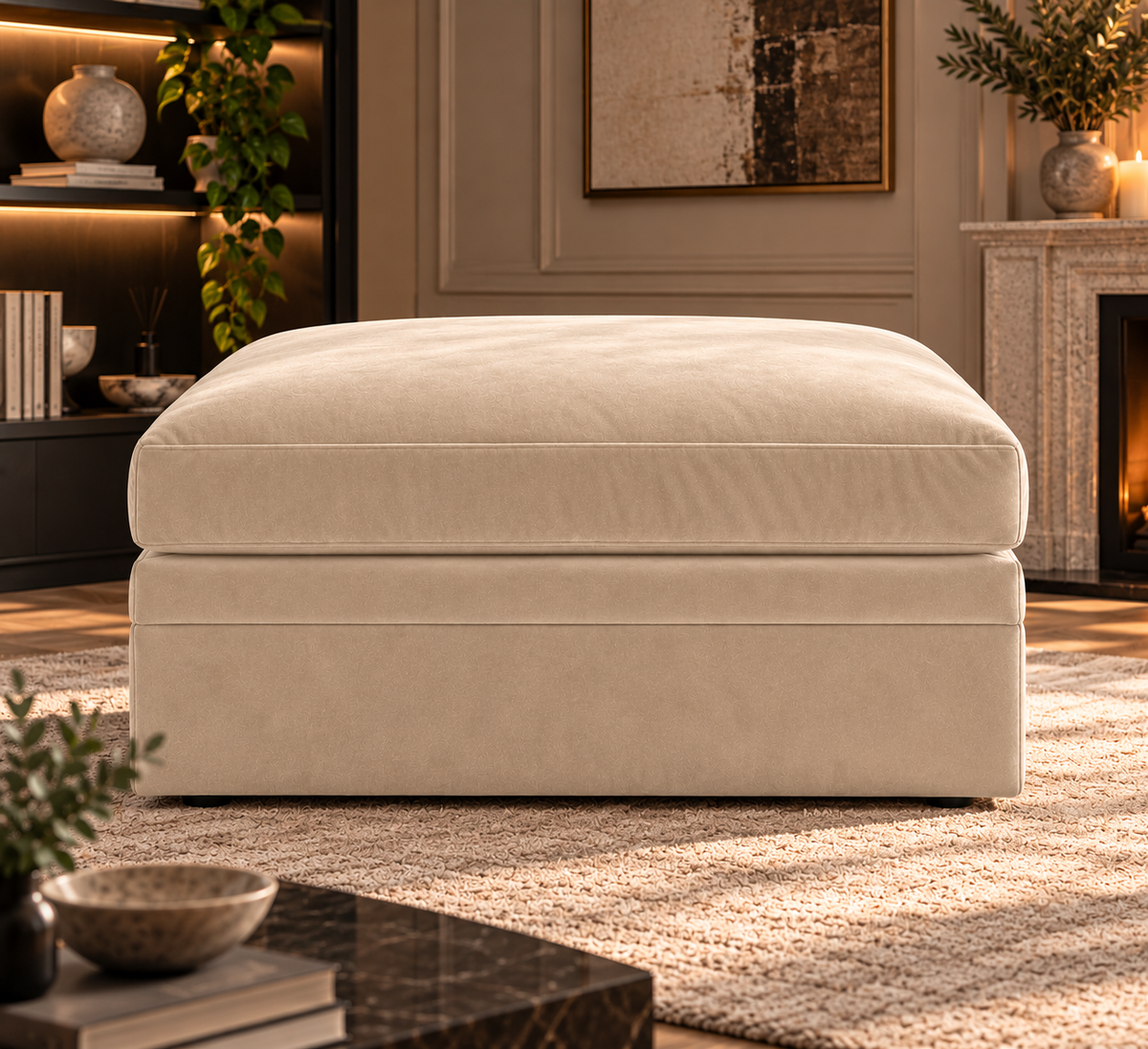 Nestillio Modular Footstool With Storage