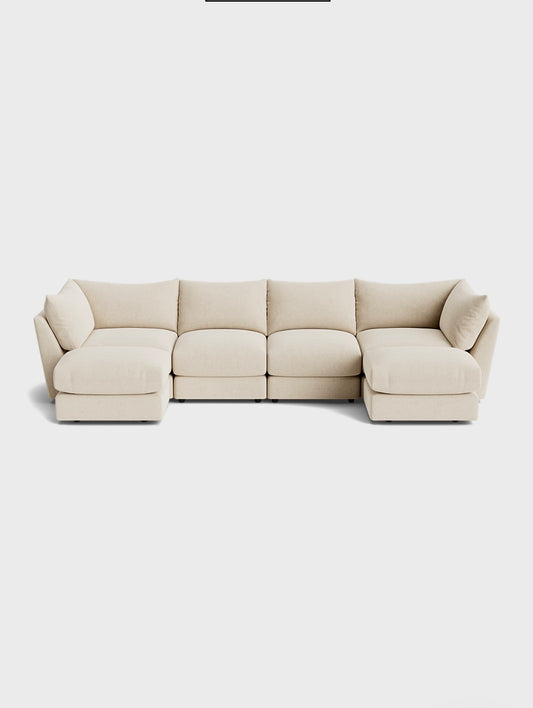 Belford XL U Shape Footstool End Sofa