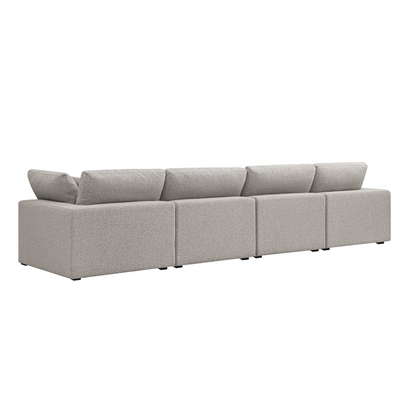 Sola Modular 4-Piece Sofa With Feather Cushions