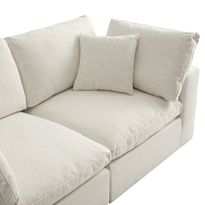 Sola Modular 2-Piece Sofa With Feather Cushions