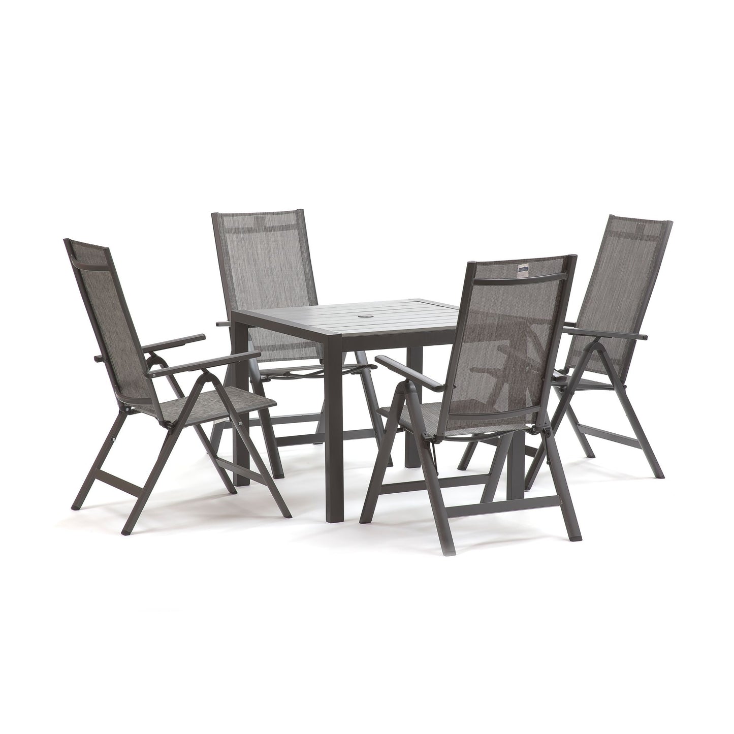 Adria 90cm 4 Seat Polywood Reclining Garden Set - Vogue Vocus outdoor garden furniture set