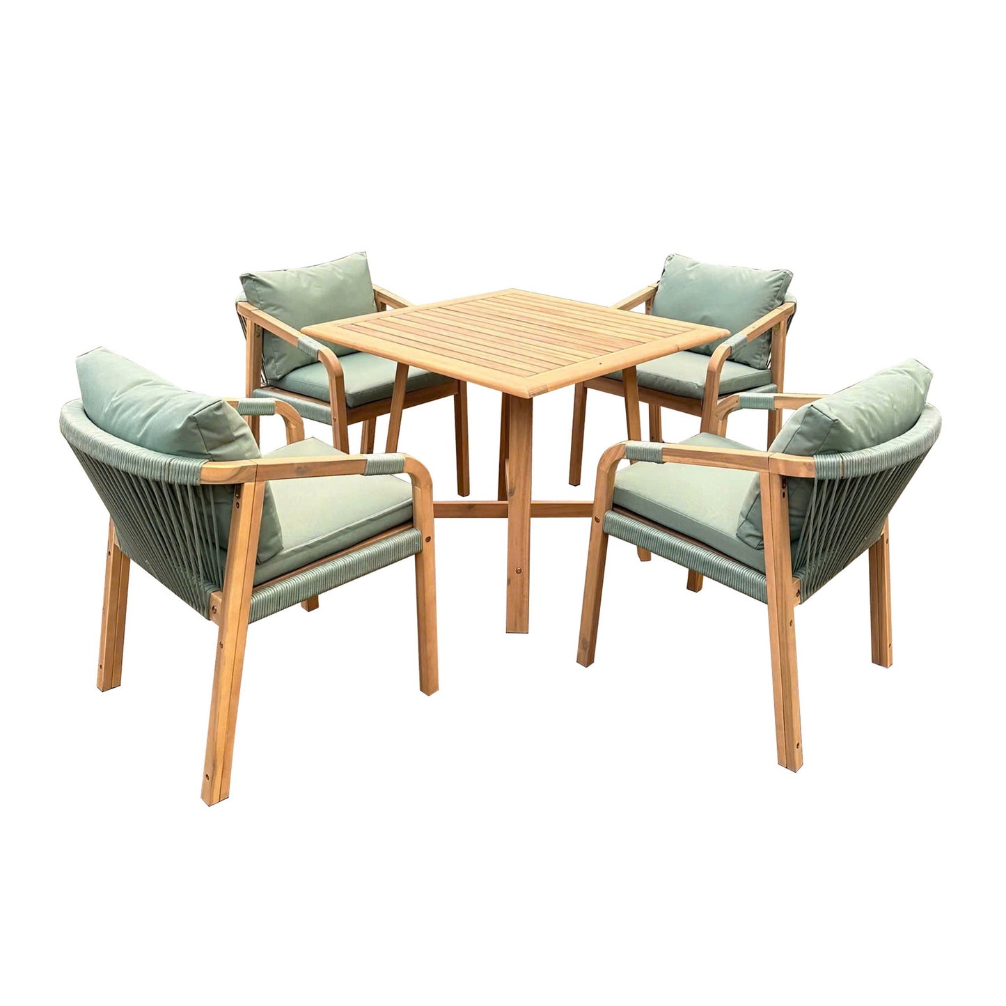 Alba 4 Seat Dining Garden Set - Vogue Vocus outdoor garden furniture set