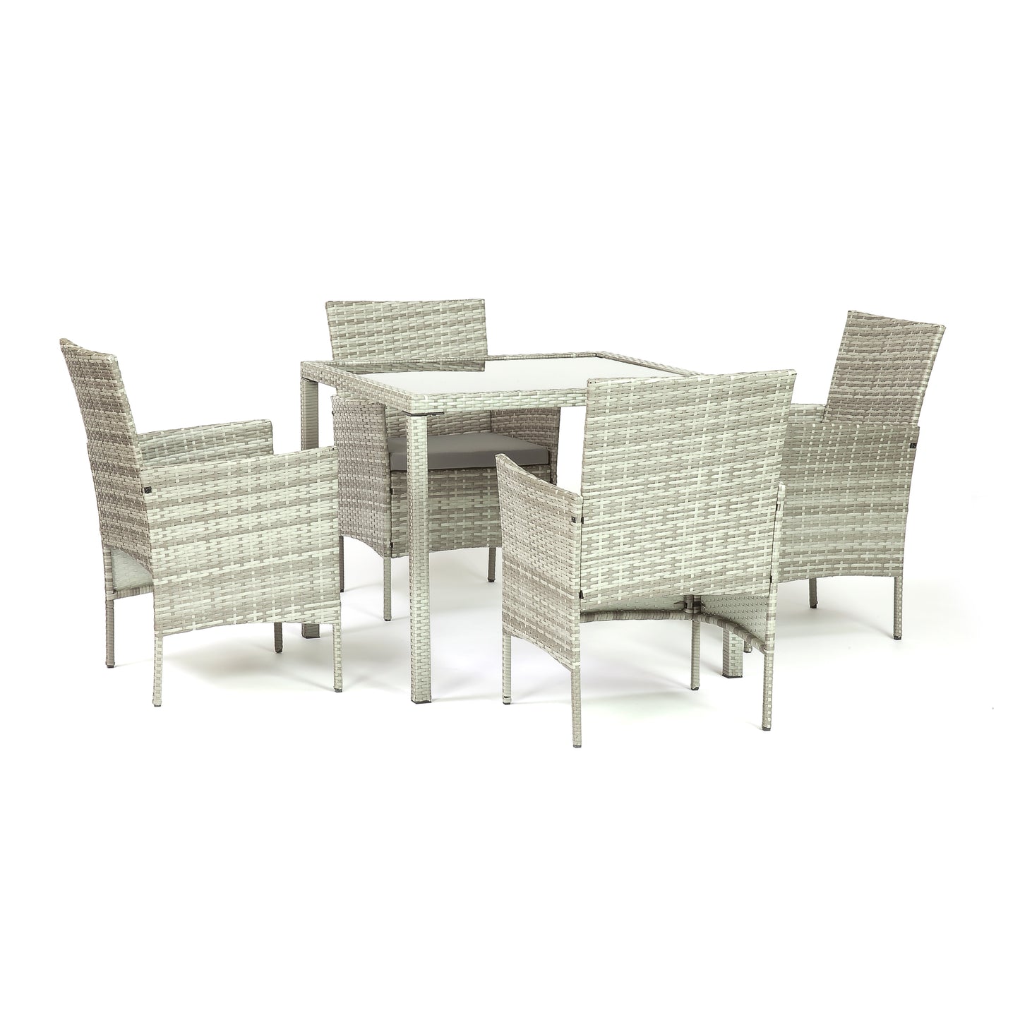 Fiora 4 Seat Dining Set Outdoor Garden Set - Vogue Vocus outdoor garden furniture set