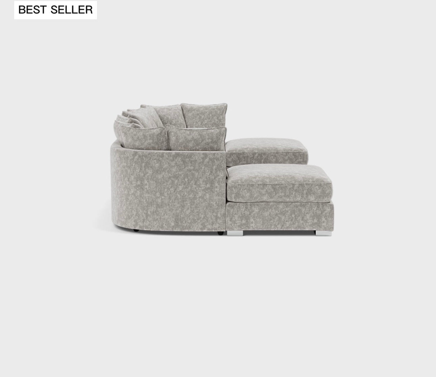 Micro U Shape Chenille Sofa