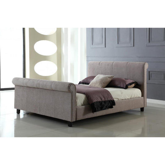 Juno Mink Chenille Bed - Double - Mink Chenille