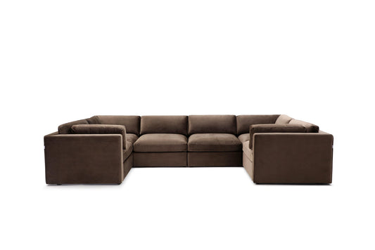 Belva U Shape Modular Sofa with Storage - Vogue Vocus sofa image