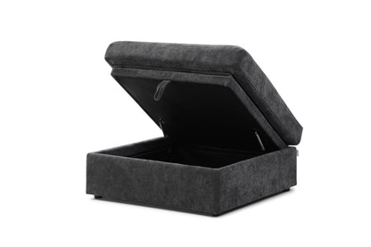 Belva 3 Seater Modular Sofa with Storage Ottoman