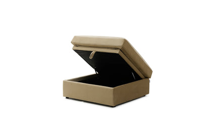 Belva Modular L-Shape With Storage Ottoman