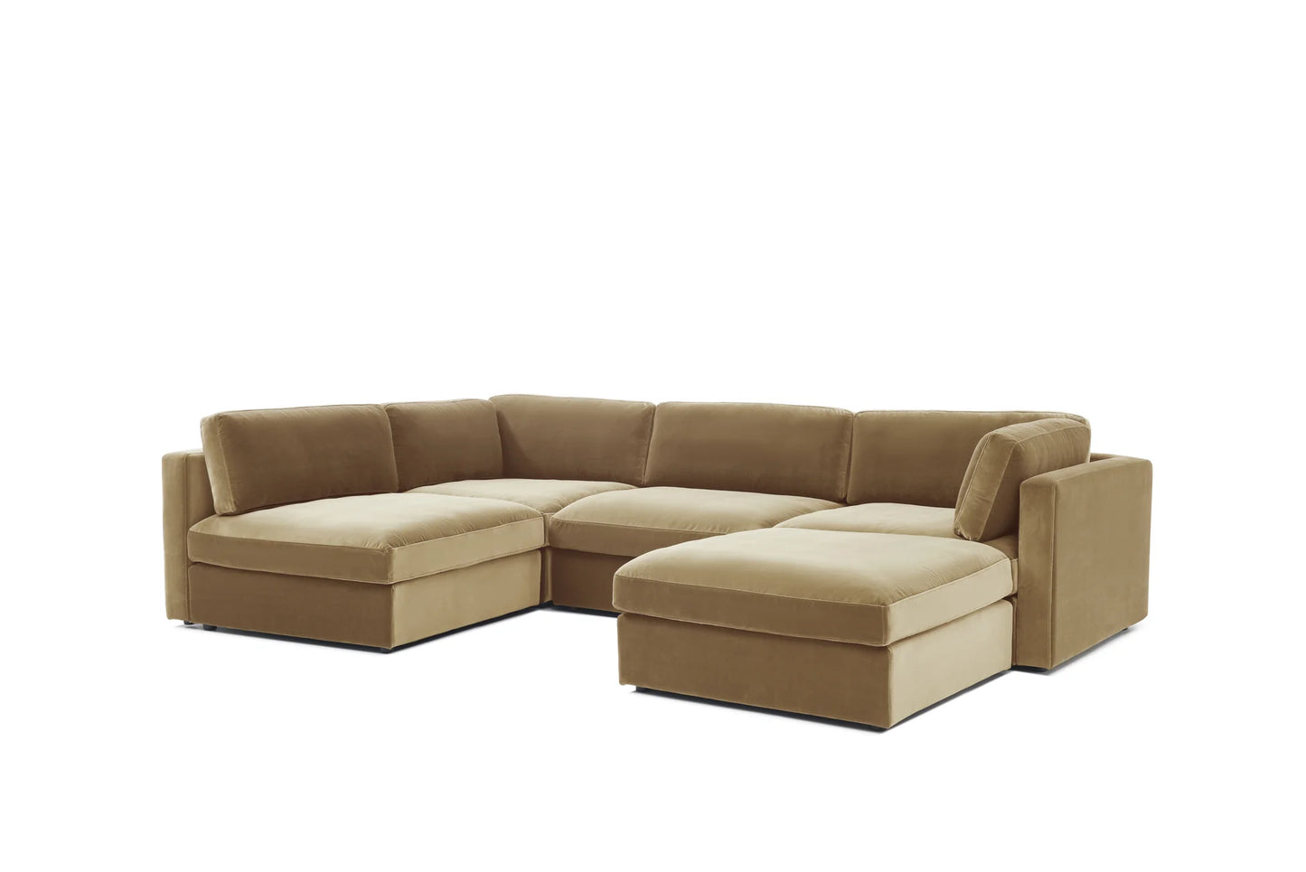 Belva Modular L-Shape With Storage Ottoman