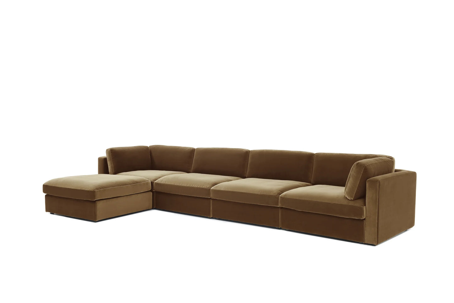 Belva 4 Seater Modular Sofa with Storage Ottoman