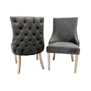 Kensington Buttoned Velvet Dining Chair