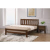 Kensley Solid Hardwood Bed - 4 Foot - Rustic Oak