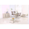 Knightsbridge Small Dining Table with Glass Top - luxury dining furniture