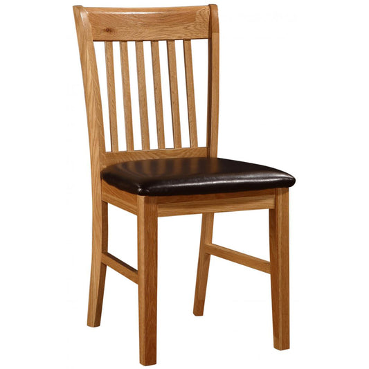 Lincoln Chair Solid Oak Natural - luxury dining furniture