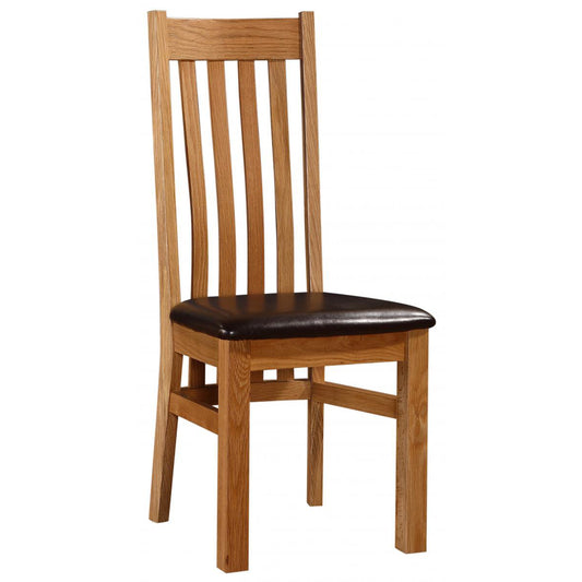 Louisa Chair Solid Oak Natural - luxury dining furniture