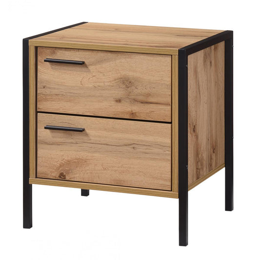 Michigan Bedside Table 2 Drawer
