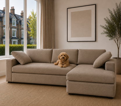 Velora Chaise Wide Arm Modular Corner Sofa