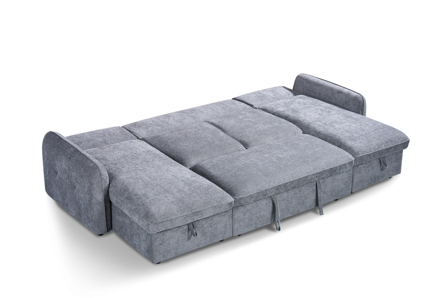 Monaco U-Shape Sofa Bed in Grey
