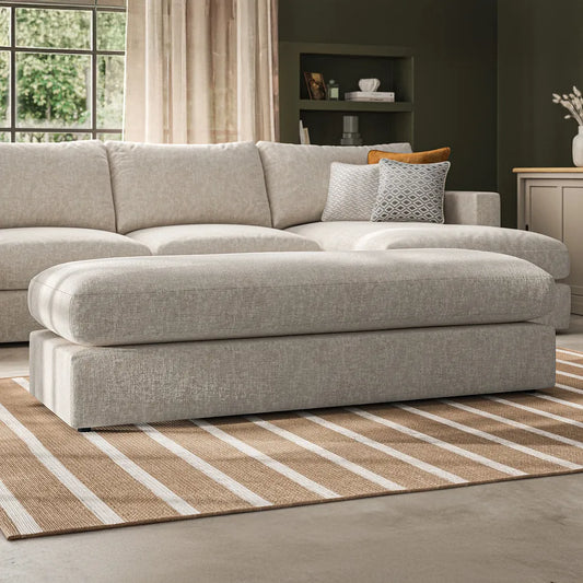 Noir Luxe Large Footstool