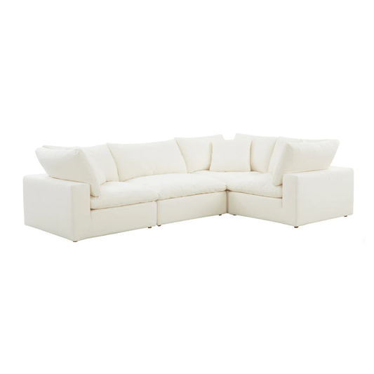 Lunara Cloud Closed End Corner Sofa - luxury soft fibre cloud sofa by Vogue Vocus