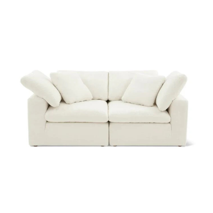 Lunara Cloud 2 Piece Modular Sofa - luxury soft fibre cloud sofa by Vogue Vocus