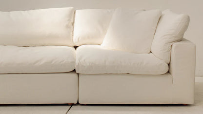 Lunara Cloud XL U Shape Sofa With Two Stools