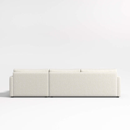 Valencia Deep Seat Modular Sofa Collection - luxury velvet modular sofa in cream by Vogue Vocus view 6