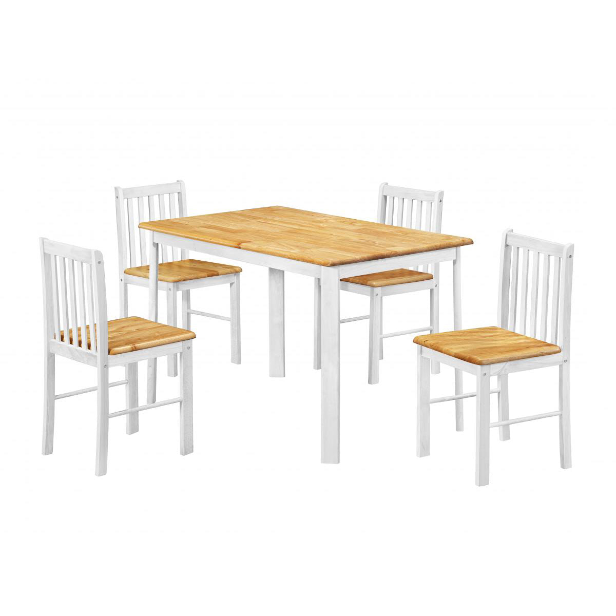 Sheldon Dining Table Only Natural Oak and White - luxury dining furniture