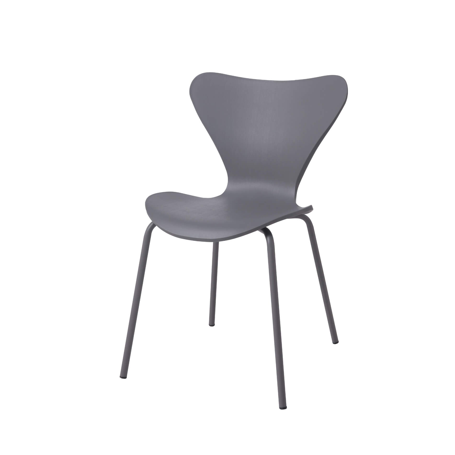 Sienna Plastic (PP) Dining Chairs with Metal legs Grey (4s) - luxury dining furniture