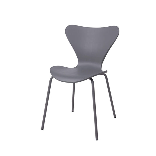 Sienna Plastic (PP) Dining Chairs with Metal legs Grey (4s) - luxury dining furniture