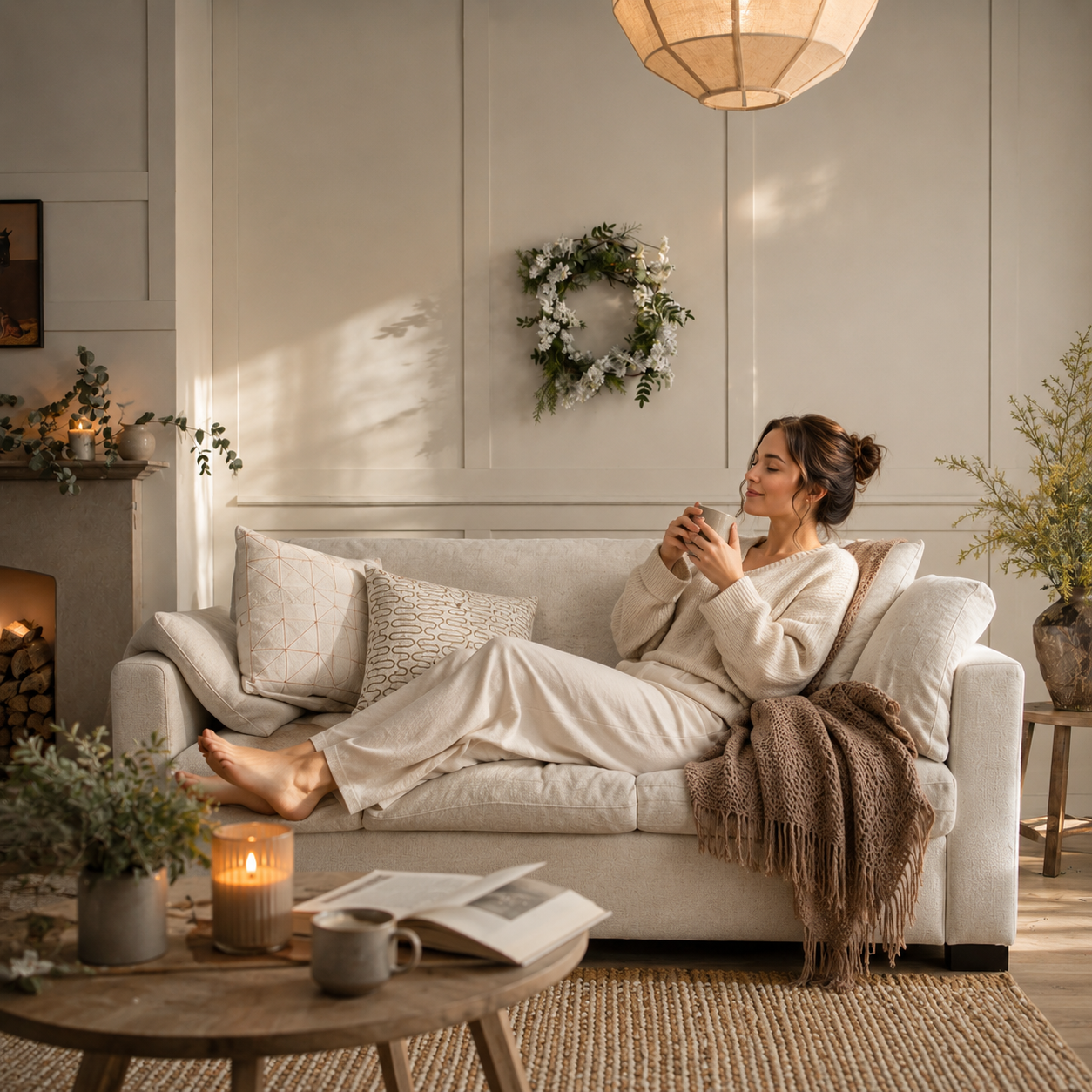 Sola Modular 2-Piece Sofa With Feather Cushions - luxury velvet modular sofa by Vogue Vocus view 2